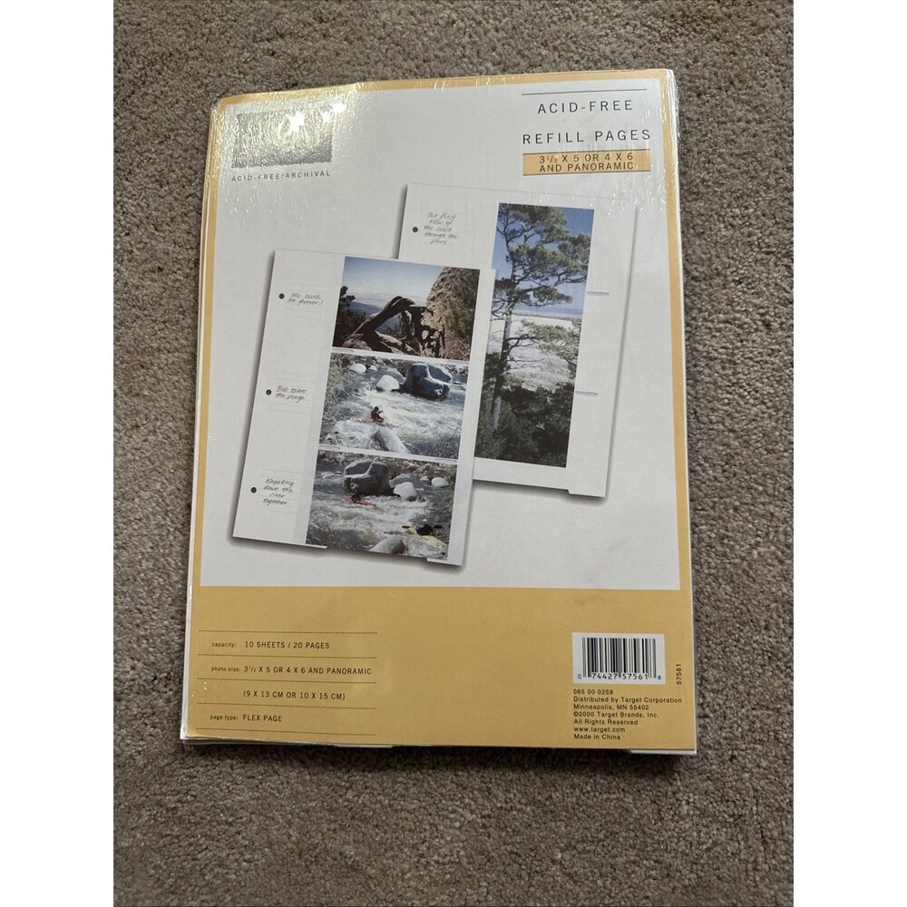 LifesMoments Acid-Free Refill Pages 10x13 Lot of 3 Packs 30 Total 3.5x5 4x6